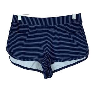 Carve Designs Lorenzo Swim Shorts Blue White Stripe Pockets Lined Women's XS